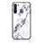 Funda Bumper Silicona Gel Espejo Patron de Moda Carcasa para Samsung Galaxy A21 European Blanco