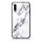 Funda Bumper Silicona Gel Espejo Patron de Moda Carcasa para Samsung Galaxy A30S Blanco