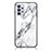 Funda Bumper Silicona Gel Espejo Patron de Moda Carcasa para Samsung Galaxy A32 4G Blanco