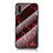 Funda Bumper Silicona Gel Espejo Patron de Moda Carcasa para Samsung Galaxy A50 Rojo