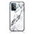 Funda Bumper Silicona Gel Espejo Patron de Moda Carcasa para Samsung Galaxy A52 4G Blanco