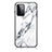 Funda Bumper Silicona Gel Espejo Patron de Moda Carcasa para Samsung Galaxy A72 5G Blanco
