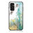 Funda Bumper Silicona Gel Espejo Patron de Moda Carcasa para Samsung Galaxy F13 4G Verde