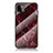 Funda Bumper Silicona Gel Espejo Patron de Moda Carcasa para Samsung Galaxy F42 5G Rojo