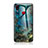 Funda Bumper Silicona Gel Espejo Patron de Moda Carcasa para Samsung Galaxy M01s Azul