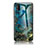 Funda Bumper Silicona Gel Espejo Patron de Moda Carcasa para Samsung Galaxy M21 Azul