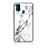 Funda Bumper Silicona Gel Espejo Patron de Moda Carcasa para Samsung Galaxy M21 Blanco