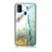 Funda Bumper Silicona Gel Espejo Patron de Moda Carcasa para Samsung Galaxy M21 Verde