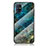 Funda Bumper Silicona Gel Espejo Patron de Moda Carcasa para Samsung Galaxy M31s Azul