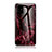 Funda Bumper Silicona Gel Espejo Patron de Moda Carcasa para Samsung Galaxy M40S Rojo