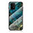 Funda Bumper Silicona Gel Espejo Patron de Moda Carcasa para Samsung Galaxy S10 Lite Azul