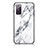 Funda Bumper Silicona Gel Espejo Patron de Moda Carcasa para Samsung Galaxy S20 FE (2022) 5G Blanco