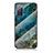 Funda Bumper Silicona Gel Espejo Patron de Moda Carcasa para Samsung Galaxy S20 FE 4G Azul