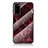 Funda Bumper Silicona Gel Espejo Patron de Moda Carcasa para Samsung Galaxy S20 Rojo