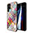 Funda Bumper Silicona Gel Espejo Patron de Moda Carcasa para Samsung Galaxy S22 Ultra 5G Vistoso