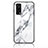 Funda Bumper Silicona Gel Espejo Patron de Moda Carcasa para Vivo iQOO Z3 5G Blanco