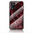 Funda Bumper Silicona Gel Espejo Patron de Moda Carcasa para Vivo V21s 5G Rojo