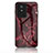 Funda Bumper Silicona Gel Espejo Patron de Moda Carcasa para Vivo Y02A Rojo