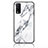 Funda Bumper Silicona Gel Espejo Patron de Moda Carcasa para Vivo Y12A Blanco