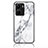 Funda Bumper Silicona Gel Espejo Patron de Moda Carcasa para Vivo Y16 Blanco