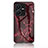 Funda Bumper Silicona Gel Espejo Patron de Moda Carcasa para Vivo Y22 Rojo