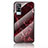 Funda Bumper Silicona Gel Espejo Patron de Moda Carcasa para Vivo Y51A Rojo