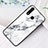 Funda Bumper Silicona Gel Espejo Patron de Moda Carcasa para Vivo Y5s Blanco