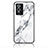 Funda Bumper Silicona Gel Espejo Patron de Moda Carcasa para Vivo Y74s 5G Blanco