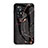 Funda Bumper Silicona Gel Espejo Patron de Moda Carcasa para Xiaomi Mi 12T Pro 5G Oro y Negro