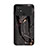 Funda Bumper Silicona Gel Espejo Patron de Moda Carcasa para Xiaomi Poco C40 Oro y Negro