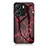 Funda Bumper Silicona Gel Espejo Patron de Moda Carcasa para Xiaomi Poco C65 Rojo