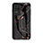 Funda Bumper Silicona Gel Espejo Patron de Moda Carcasa para Xiaomi Poco F4 5G Oro y Negro