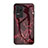 Funda Bumper Silicona Gel Espejo Patron de Moda Carcasa para Xiaomi Poco F4 5G Rojo