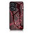 Funda Bumper Silicona Gel Espejo Patron de Moda Carcasa para Xiaomi Poco F5 5G Rojo