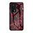 Funda Bumper Silicona Gel Espejo Patron de Moda Carcasa para Xiaomi Poco F5 Pro 5G Rojo