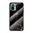 Funda Bumper Silicona Gel Espejo Patron de Moda Carcasa para Xiaomi Poco M5S Oro y Negro
