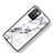 Funda Bumper Silicona Gel Espejo Patron de Moda Carcasa para Xiaomi Redmi 10 4G Blanco