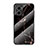 Funda Bumper Silicona Gel Espejo Patron de Moda Carcasa para Xiaomi Redmi 10 5G Oro y Negro