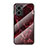 Funda Bumper Silicona Gel Espejo Patron de Moda Carcasa para Xiaomi Redmi 10 Prime Plus 5G Rojo