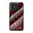 Funda Bumper Silicona Gel Espejo Patron de Moda Carcasa para Xiaomi Redmi 10C 4G Rojo