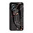 Funda Bumper Silicona Gel Espejo Patron de Moda Carcasa para Xiaomi Redmi K50i 5G Oro y Negro