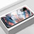 Funda Bumper Silicona Gel Espejo Patron de Moda Carcasa S02 para Huawei Honor V30 5G Marron