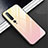 Funda Bumper Silicona Gel Espejo Patron de Moda Carcasa S02 para Xiaomi Mi 10 Rosa
