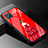 Funda Bumper Silicona Gel Espejo Vestido de Novia Carcasa para Oppo A92s 5G Rojo