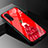 Funda Bumper Silicona Gel Espejo Vestido de Novia Carcasa para Oppo Find X2 Rojo