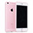 Funda Bumper Silicona Transparente Mate para Apple iPhone 6S Plus Rosa