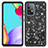 Funda Bumper Silicona y Plastico Carcasa Frontal y Trasera 360 Grados Bling-Bling JX1 para Samsung Galaxy A52s 5G Negro