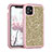 Funda Bumper Silicona y Plastico Carcasa Frontal y Trasera 360 Grados Bling-Bling para Apple iPhone 11 Multicolor