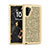 Funda Bumper Silicona y Plastico Carcasa Frontal y Trasera 360 Grados Bling-Bling para Samsung Galaxy Note 10 5G Oro