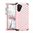 Funda Bumper Silicona y Plastico Carcasa Frontal y Trasera 360 Grados Bling-Bling U01 para Samsung Galaxy Note 10 5G Rosa